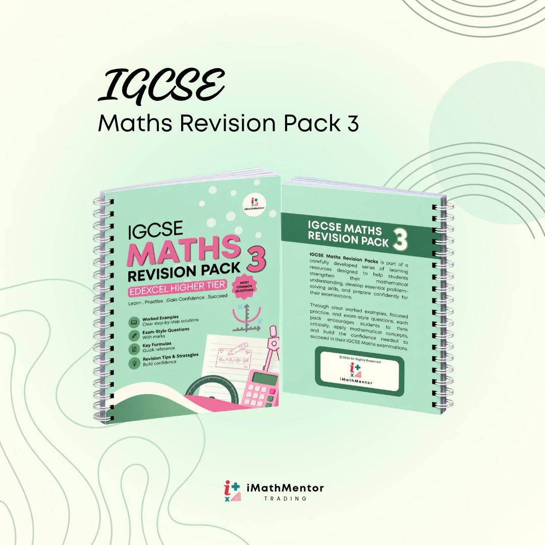 IGCSE Math Revision Pack 3